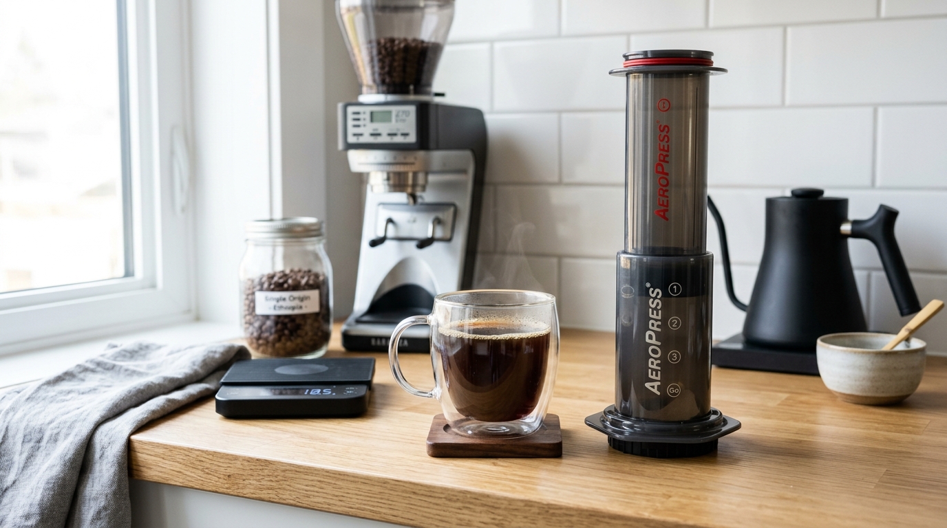 L'Aeropress : La Machine à Café Ultime et Nomade du Barista