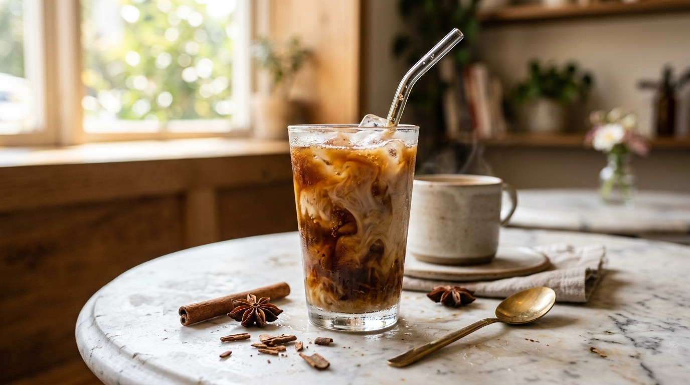 Recette : Le Dirty Chai Latte Froid à la Maison
