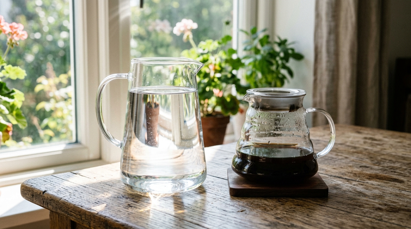 L'Eau : L'Ingrédient à 98% de votre Café (Et pourquoi celle du robinet le ruine)