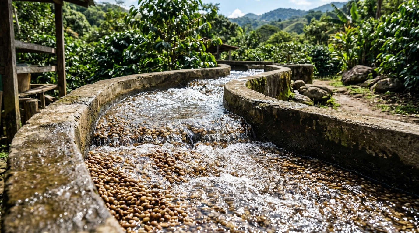 Comprendre le Café Lavé (Washed Process) : La Quête de la Pureté